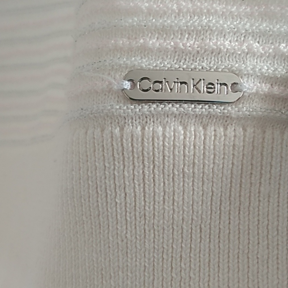 Calvin Klein Short Sleeve Sweater - Picture 3 of 4